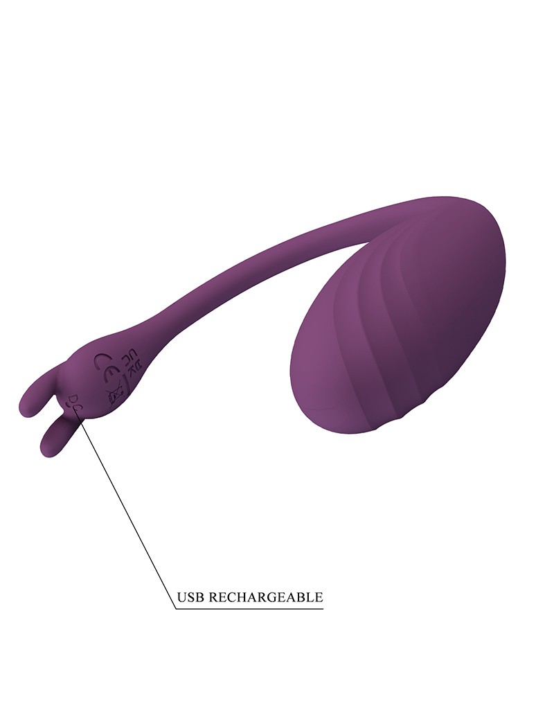 Catalina Draagbare Vibrator met App-bediening Paars - Afbeelding 7