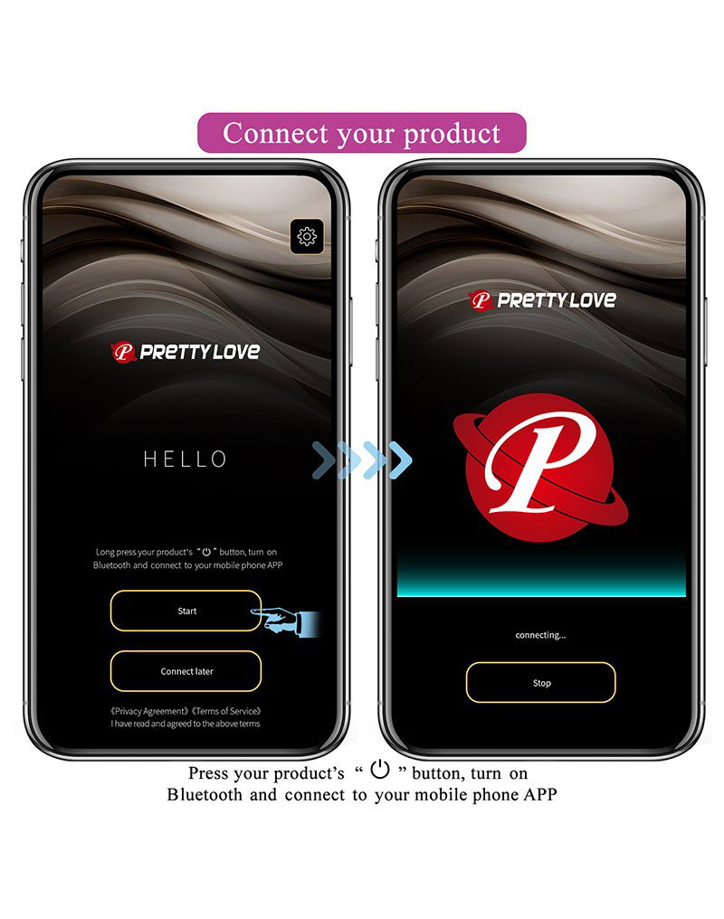 Catalina Draagbare Vibrator met App-bediening Paars - Afbeelding 9