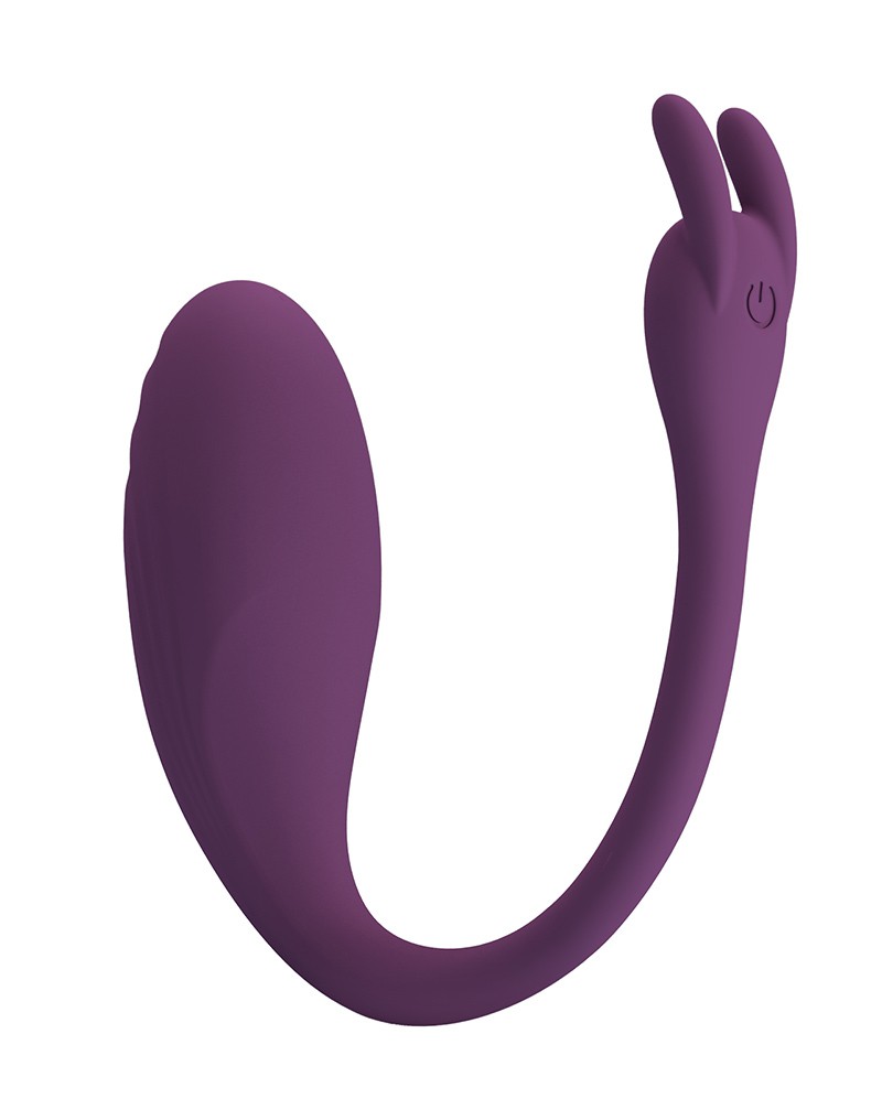 Catalina Draagbare Vibrator met App-bediening Paars