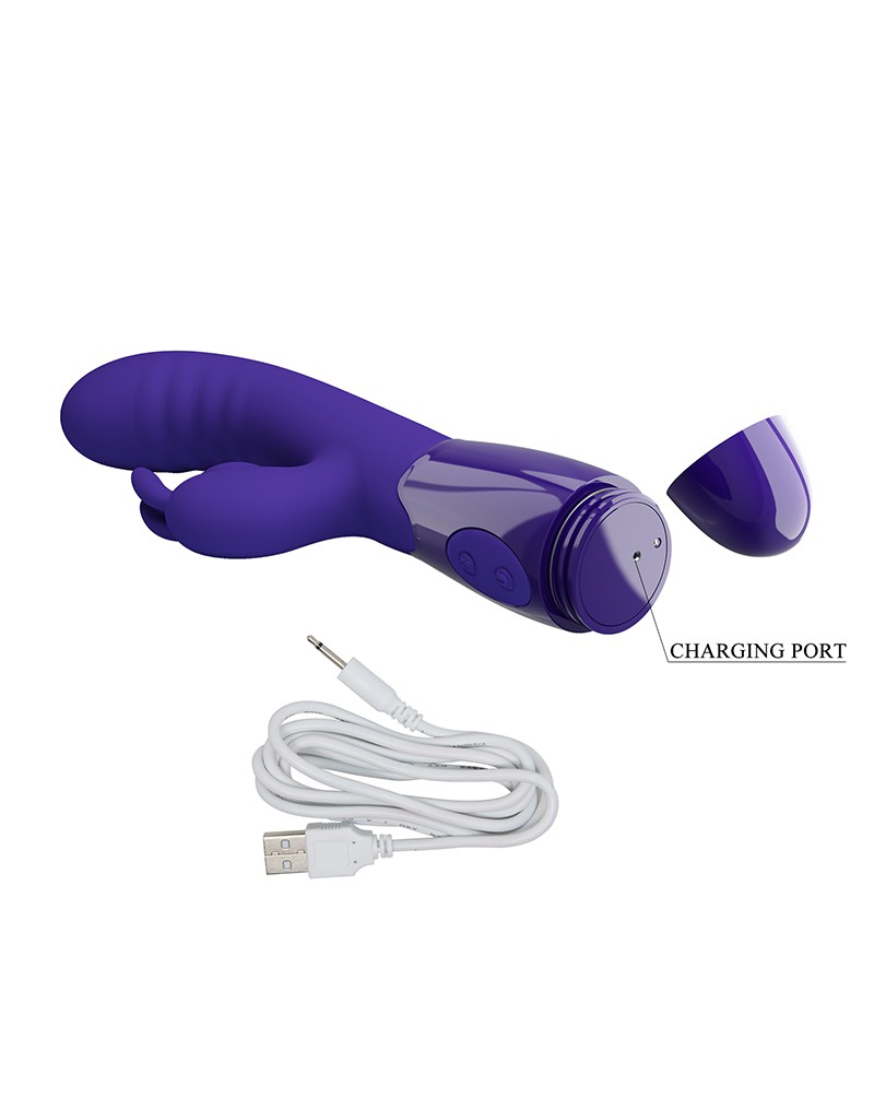 Cerberus-Youth Rabbit Vibrator Paars - Afbeelding 10
