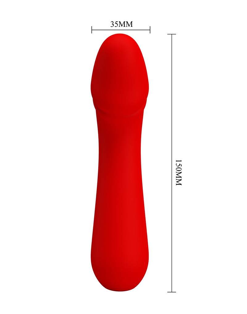 Cetus G-Spot Vibrator Rood - Afbeelding 7