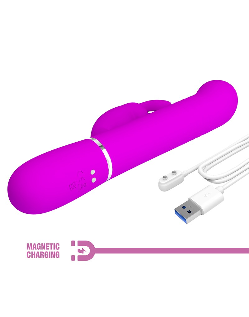 Pretty Love Coale Rabbit Vibrator Paars - Afbeelding 10