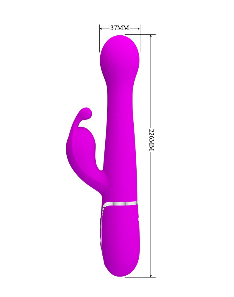 Pretty Love Dejon Rabbit Vibrator Paars - Afbeelding 8
