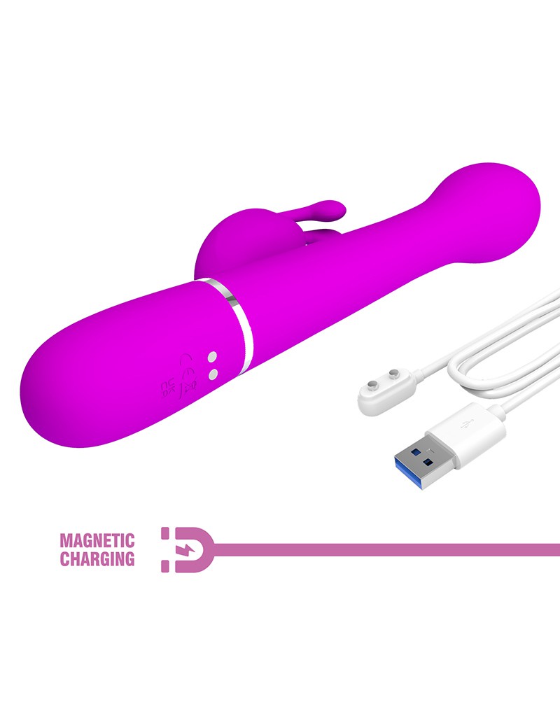 Pretty Love Dejon Rabbit Vibrator Paars - Afbeelding 10