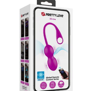 Pretty Love – Elvira – Vibrerende Kegelballetjes met App-bediening – Paars