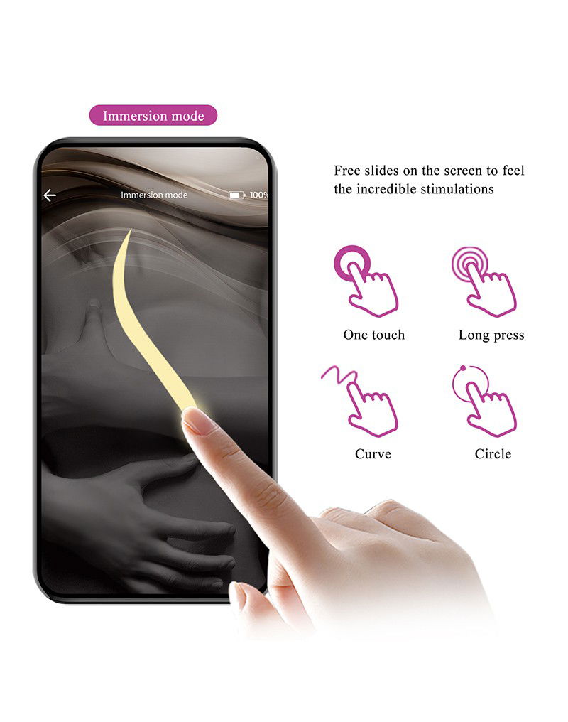 Pretty Love Jefferson Electric Shock Buttplug App Paars - Afbeelding 9