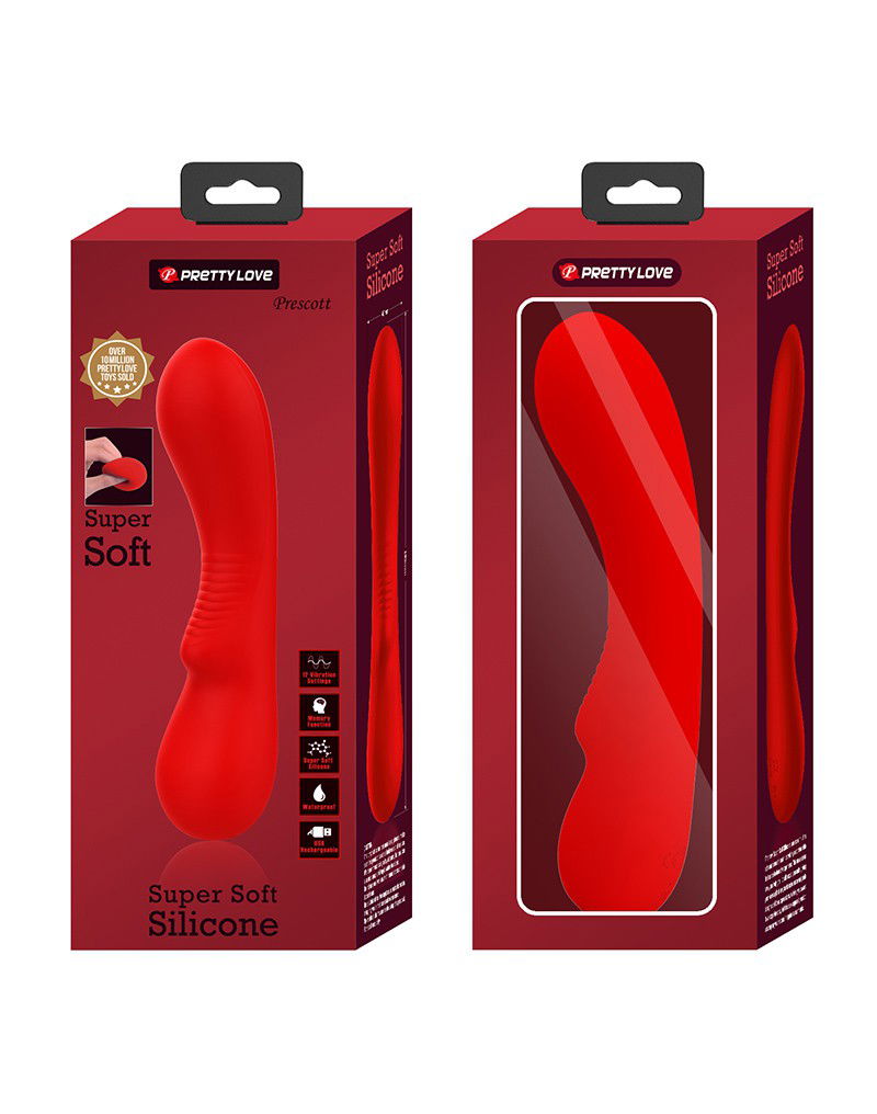 Matt G-Spot Vibrator Rood - Afbeelding 2