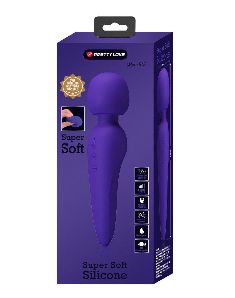 Pretty Love Meredith Wand Vibrator Paars - Afbeelding 2