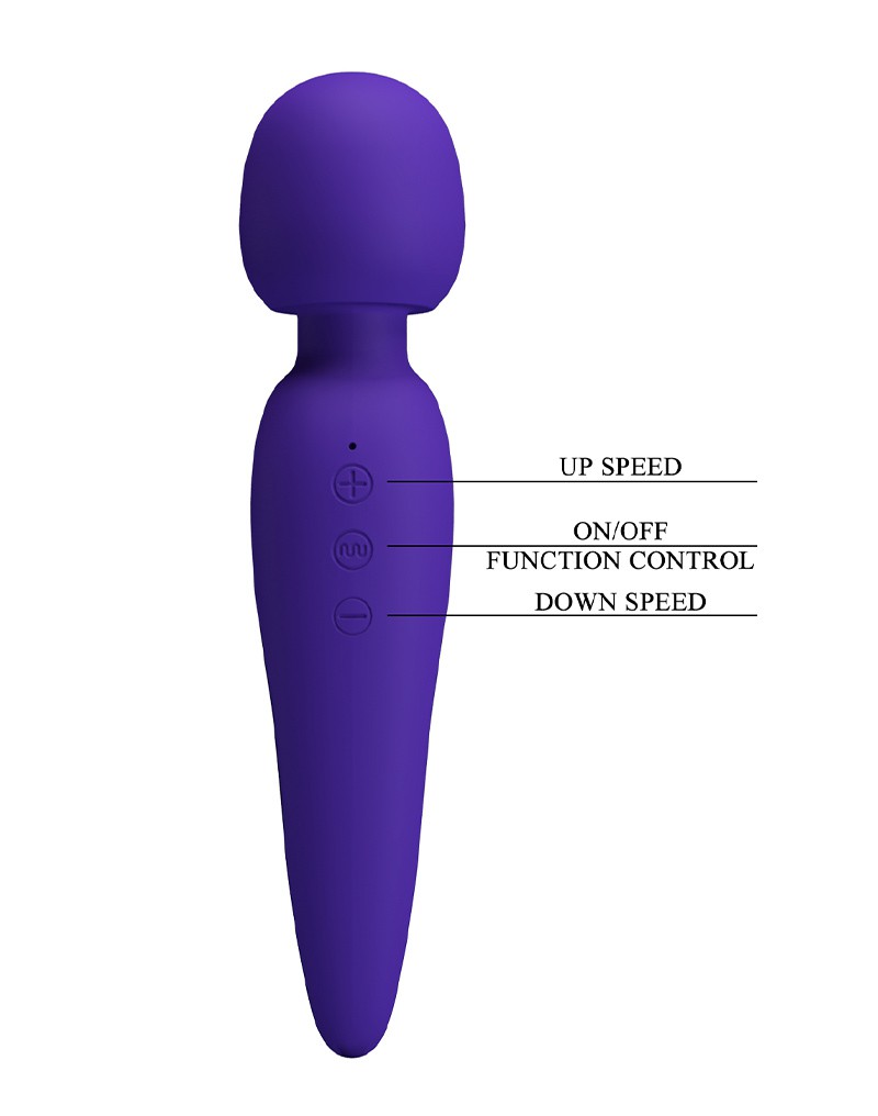 Pretty Love Meredith Wand Vibrator Paars - Afbeelding 8