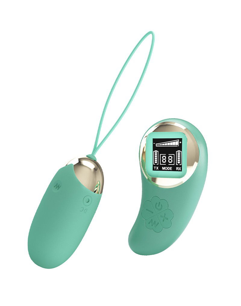 Mina Ei-vibrator met afstandsbediening Blauw