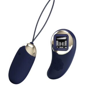 Pretty Love Mina Ei-vibrator met afstandsbediening Donkerblauw