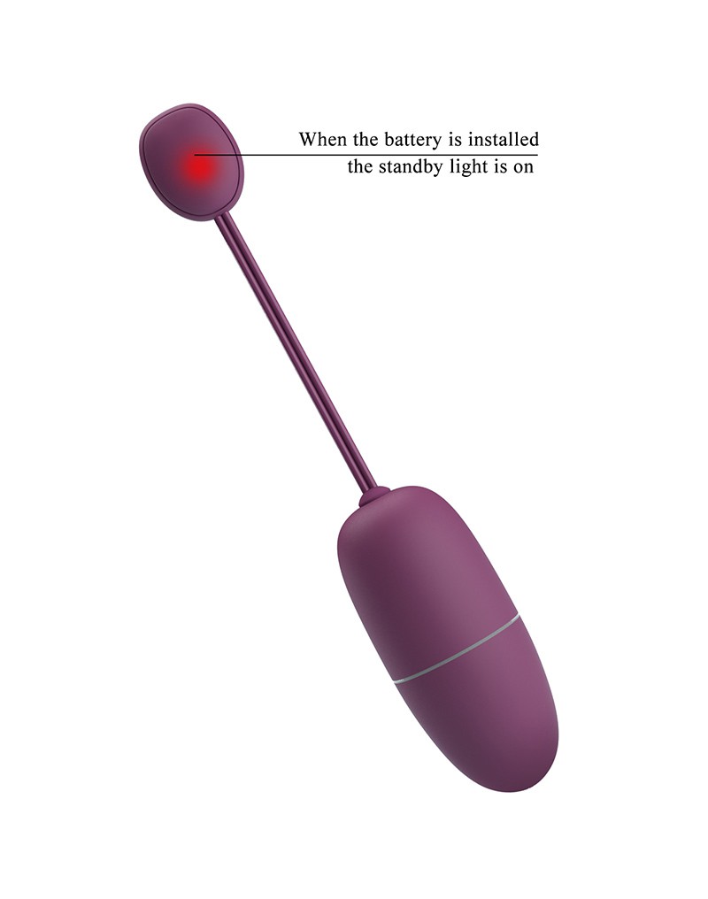 Pretty Love - Nymph - Draagbare Vibrator met Appbediening - Paars - Afbeelding 6