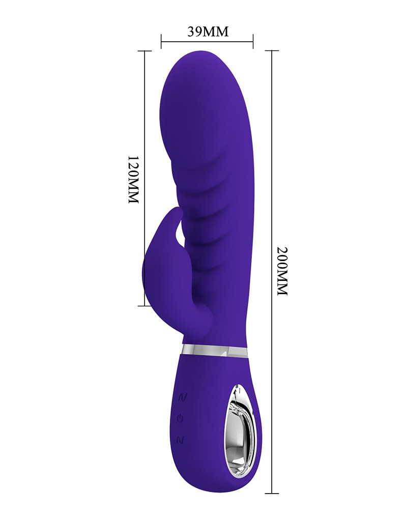 Pretty Love Prescott Rabbit Vibrator Paars - Afbeelding 6