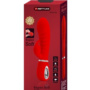 Pretty Love Prescott Rabbit Vibrator Rood