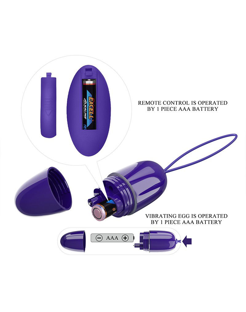 Selkie-Youth Ei-Vibrator Paars - Afbeelding 6
