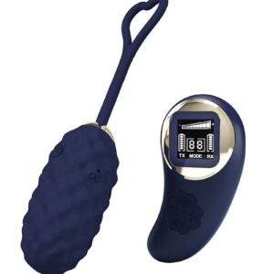 Pretty Love Vivian Ei-vibrator met afstandsbediening Donkerblauw