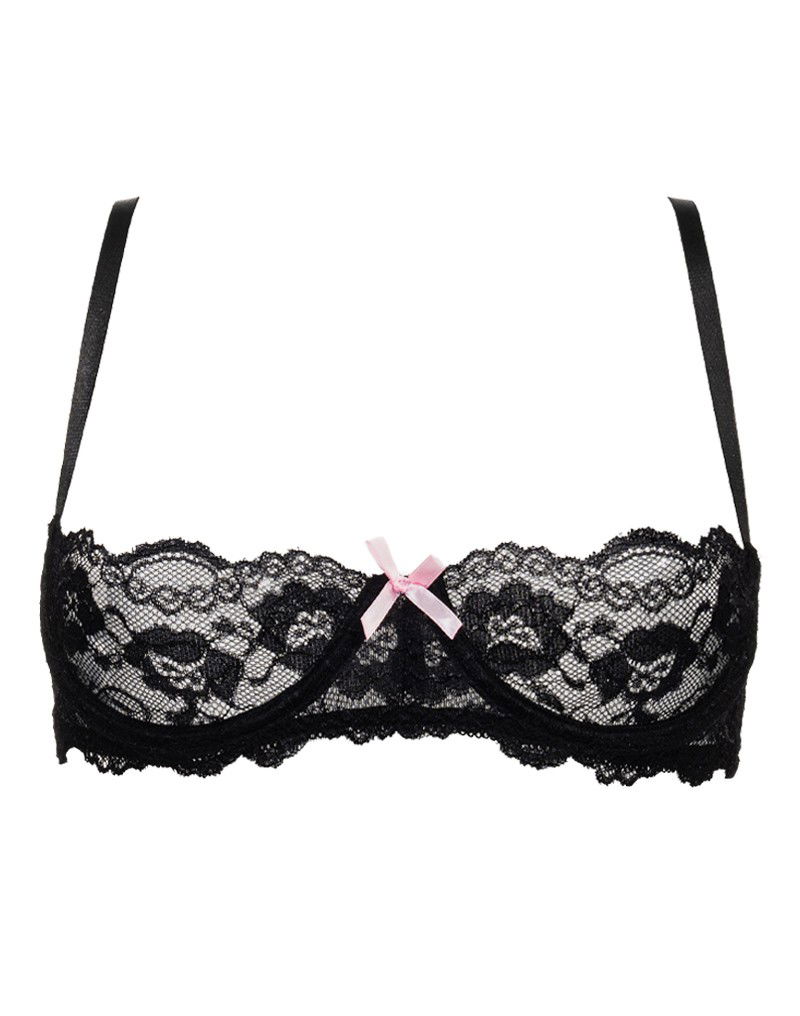 Amorable by Rimba 1/2 Cup BH Zwart - Afbeelding 3