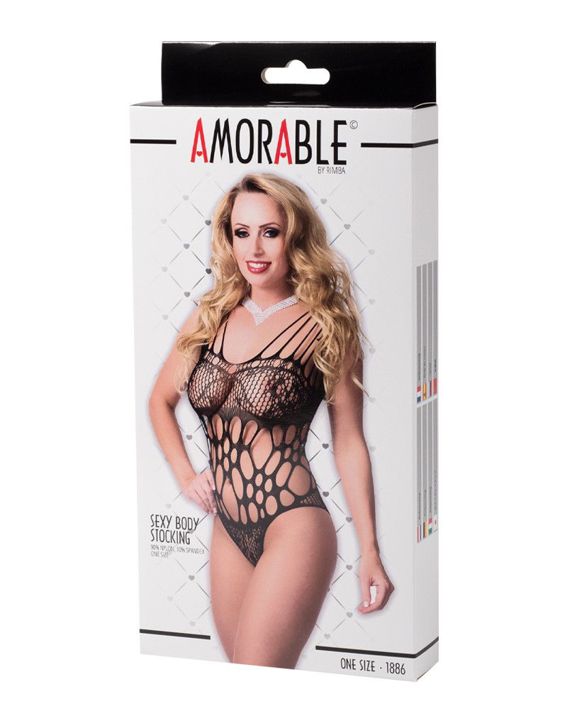 Amorable by Rimba Bodystocking One Size - Afbeelding 2