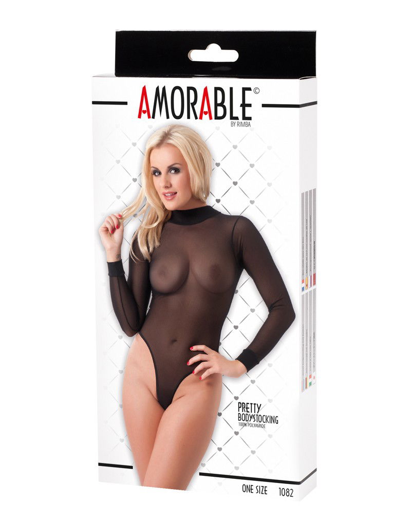 Amorable by Rimba Doorzichtige Bodystocking - Afbeelding 2