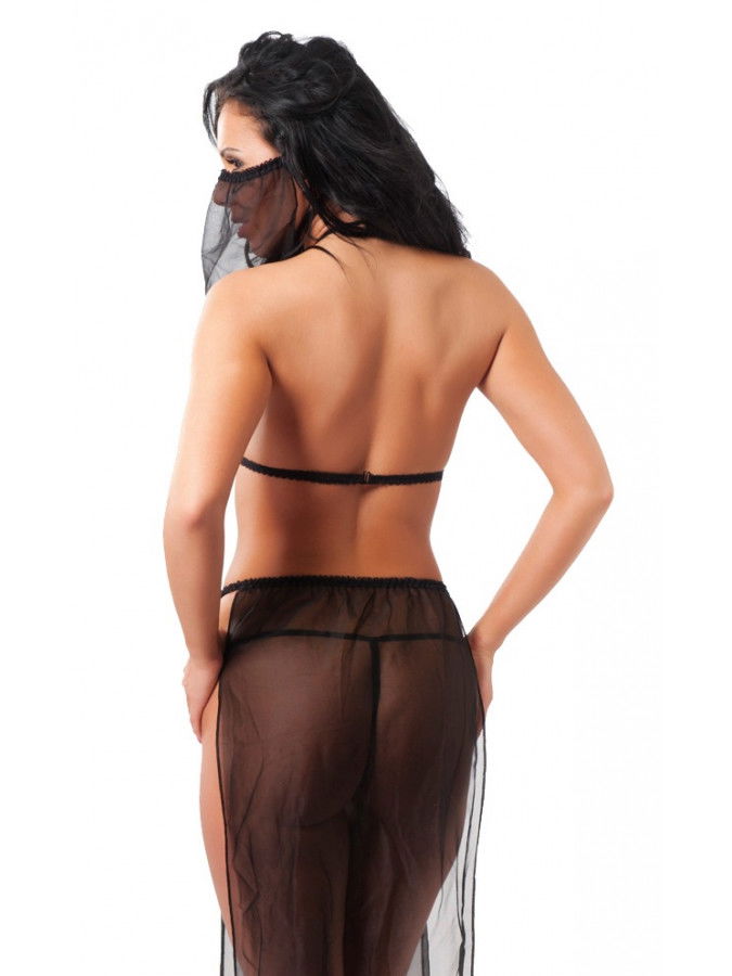 Buikdanseres set One Size Zwart - Afbeelding 3