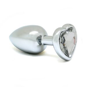 Rimba Buttplug KLEIN met kristal in Hartvorm