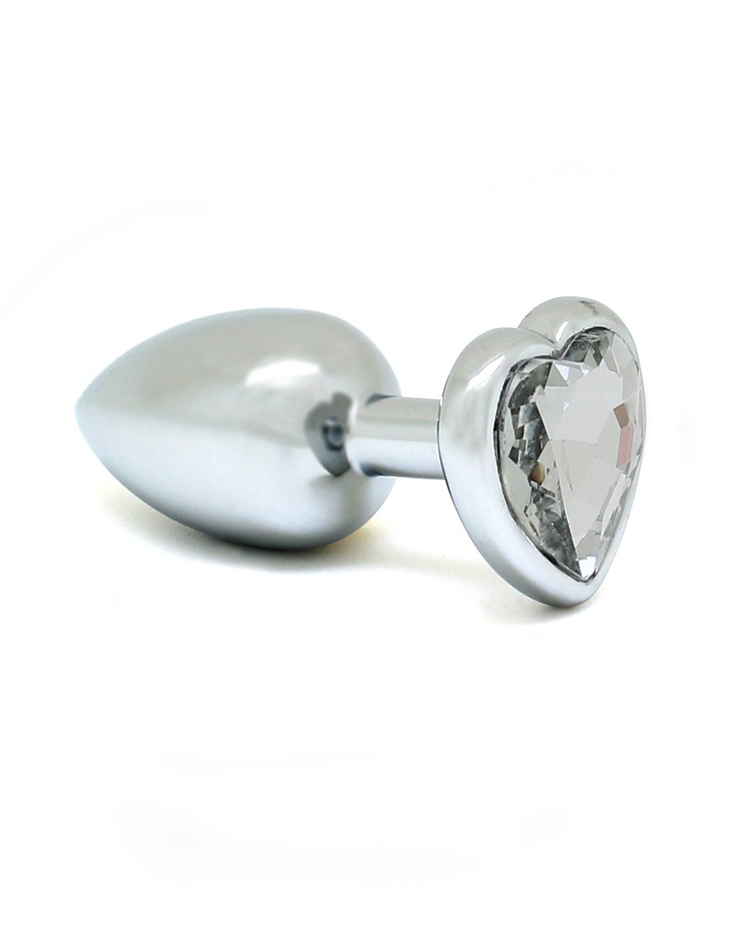 Rimba Buttplug KLEIN met Kristal in Hartvorm