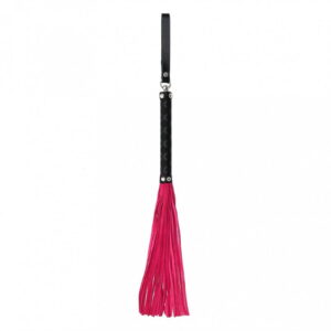Rimba – Kleine zweep met circa 30 strengen Roze
