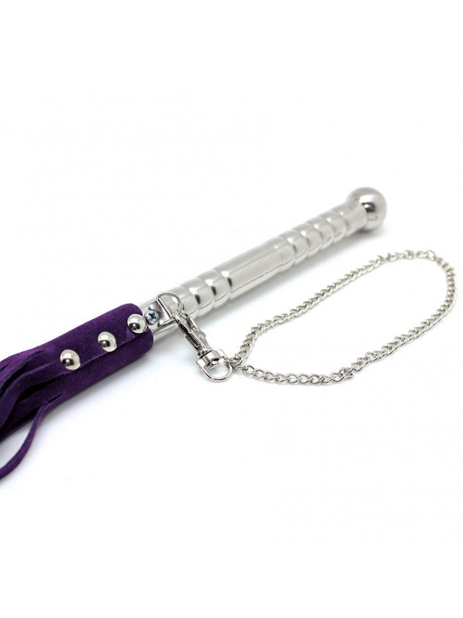 Rimba - Leren Zweep 52 cm Paars - Afbeelding 2