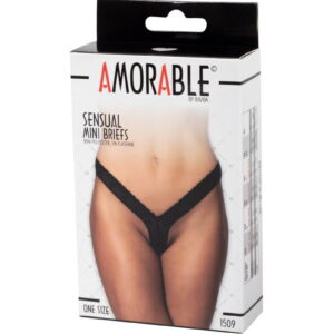 Amorable by Rimba – Mini Slip – One Size – Zwart