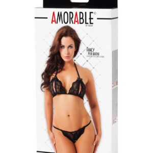 Amorable by Rimba – Open Bikini – One Size – Zwart
