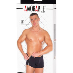 Boxershort met 2 ritsen Zwart