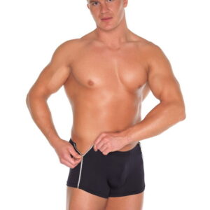 Boxershort met 2 ritsen Zwart
