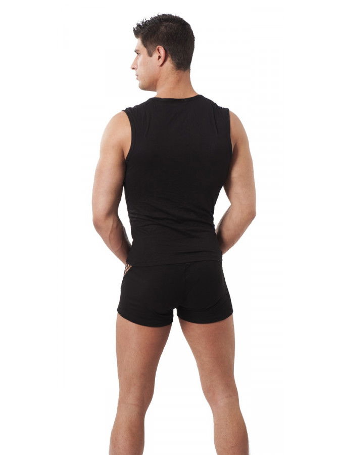 Boxershort met visnet Zwart - Afbeelding 3