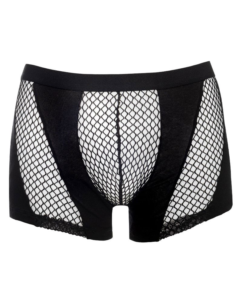 Boxershort met visnet Zwart - Afbeelding 5