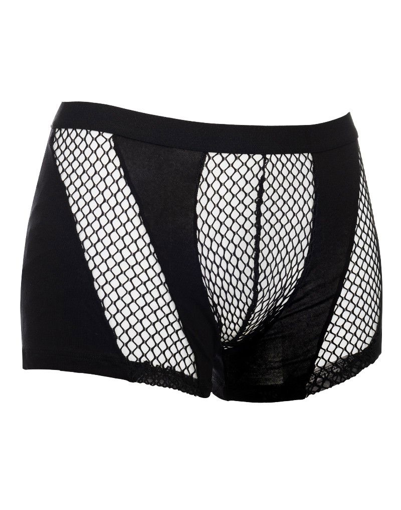 Boxershort met visnet Zwart - Afbeelding 6