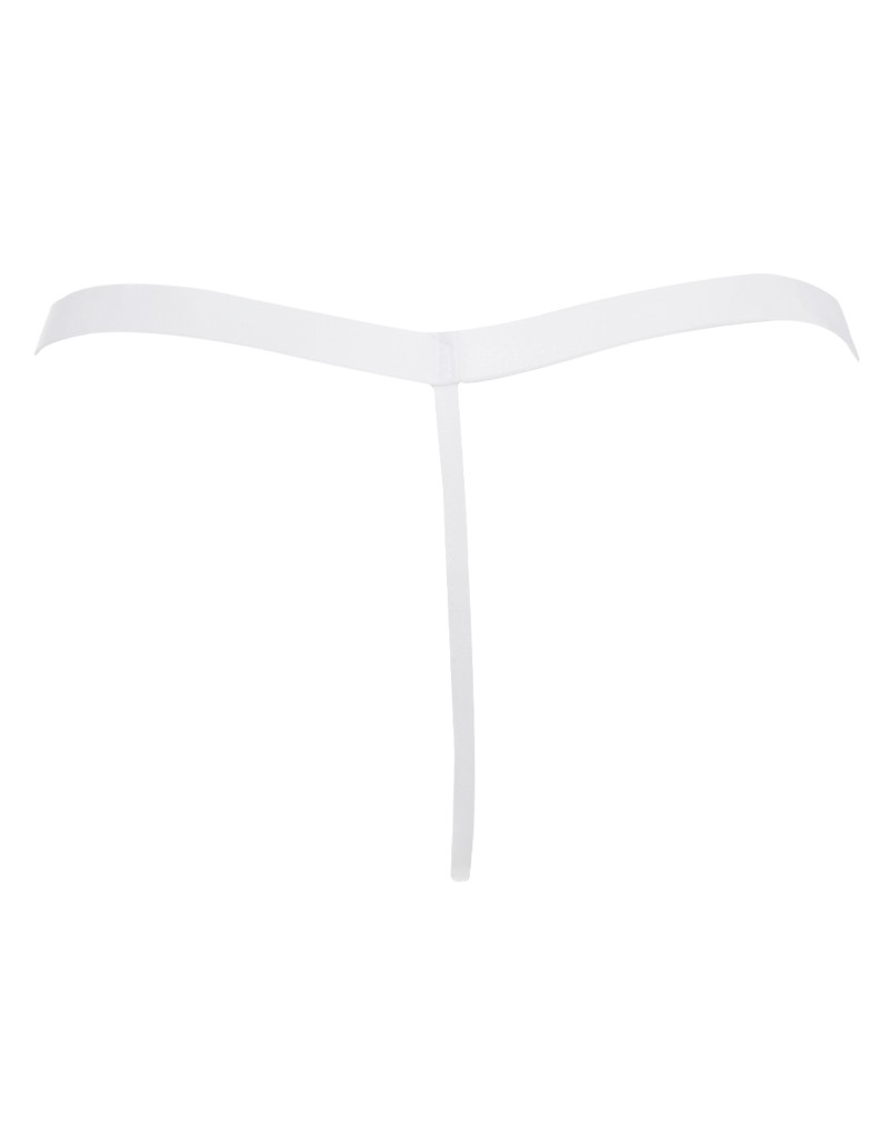 Doorzichtige string met ritssluiting One Size Wit - Afbeelding 5