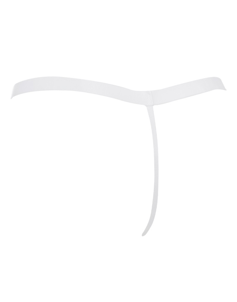 Doorzichtige string met ritssluiting One Size Wit - Afbeelding 6