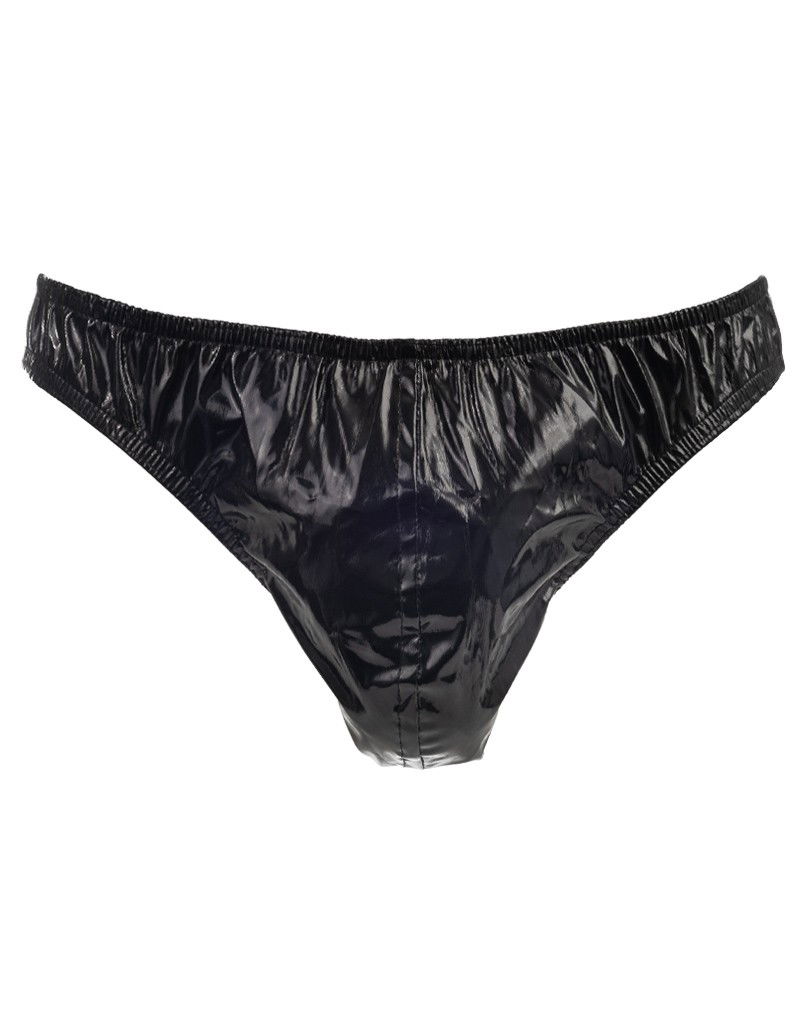 String met lak look Zwart - Afbeelding 5