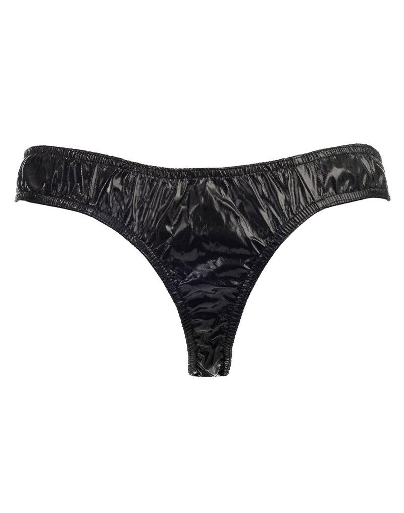 String met lak look Zwart - Afbeelding 6