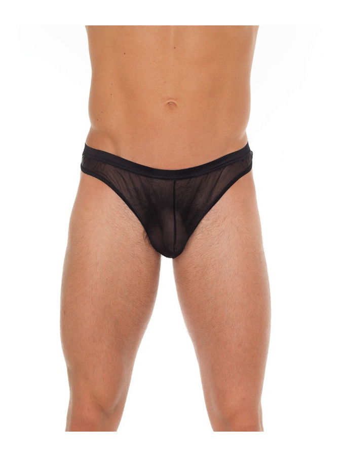 Doorzichtige string One Size Zwart