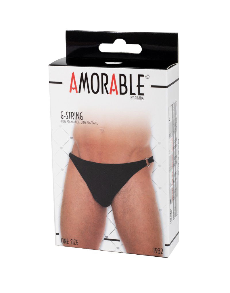 G-String One Size Zwart - Afbeelding 2