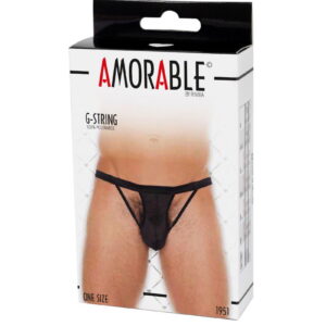 Amorable by Rimba – Open string – One Size – Zwart