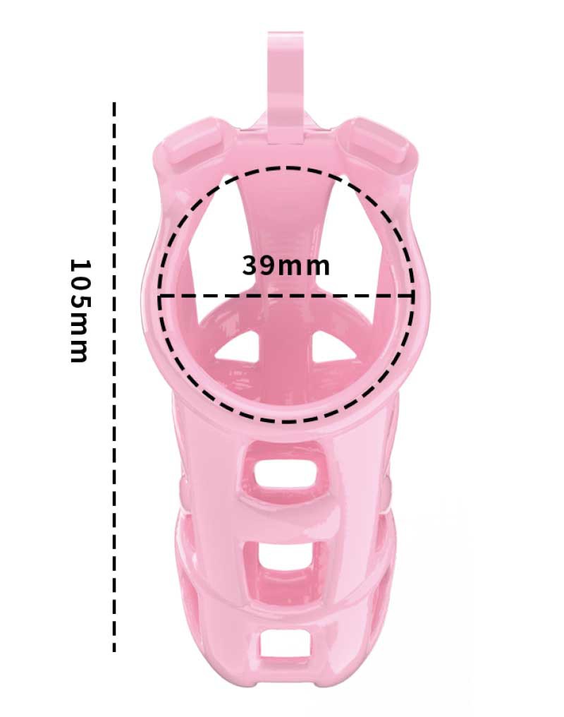 Rimba P-Cage Peniskooi Maat L Roze - Afbeelding 7
