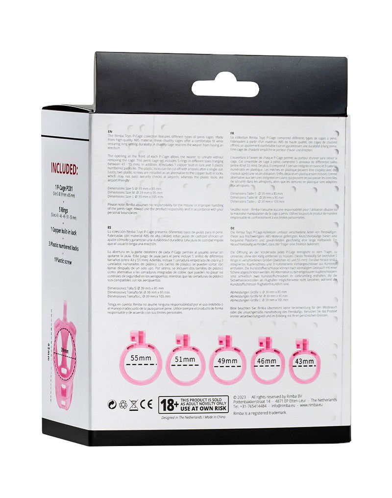 Rimba - Penis Kooi S - Roze - Afbeelding 8
