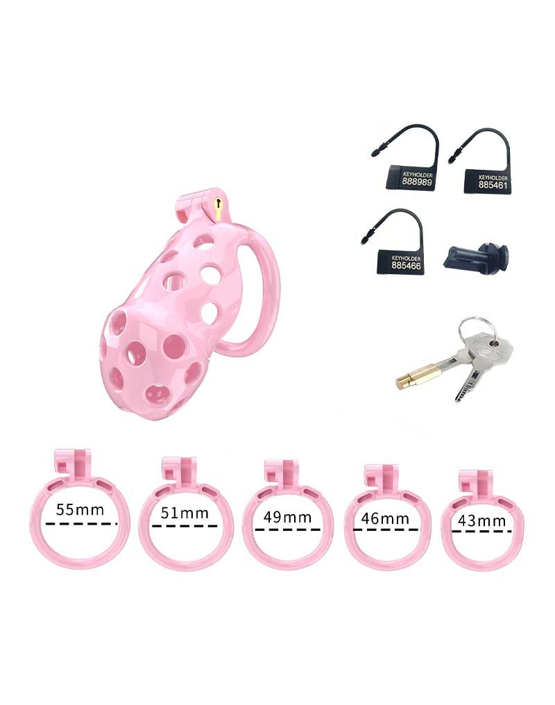 Rimba P-Cage Peniskooi Maat S Roze - Afbeelding 7