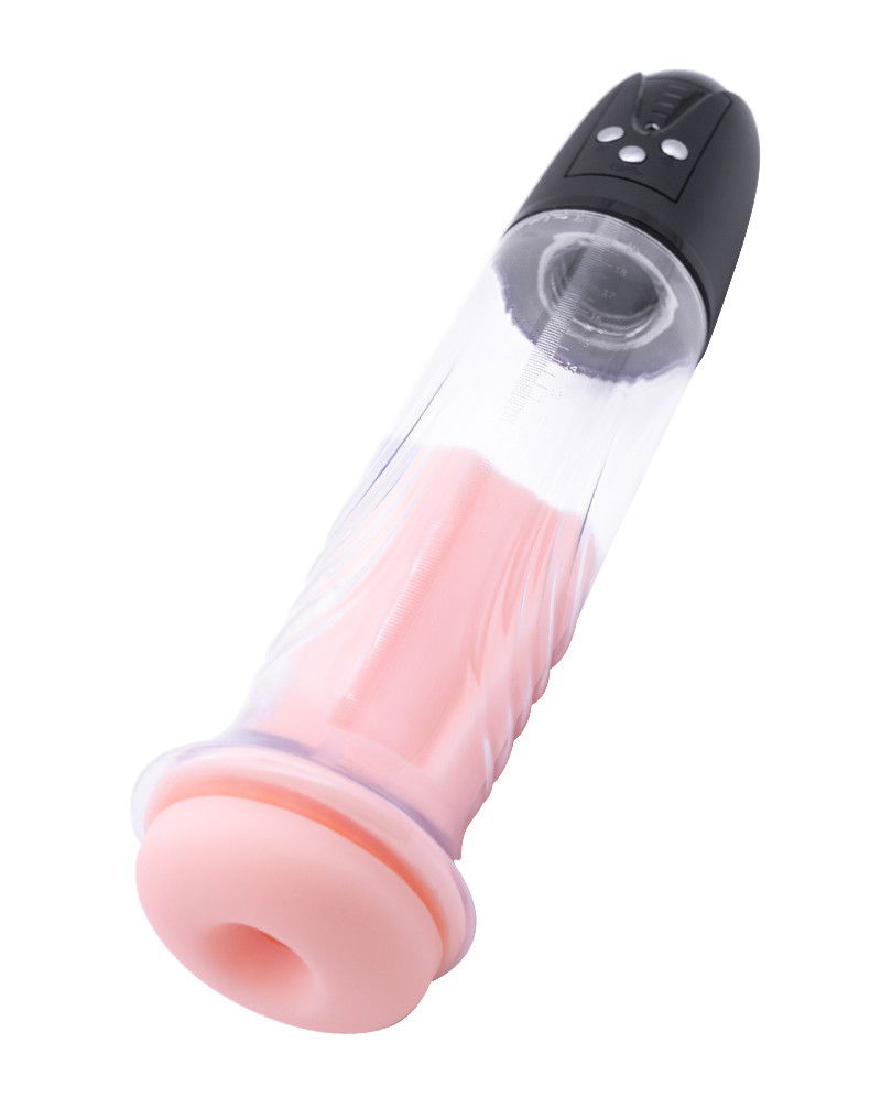 Rimba P-Pump Elektronische Penisvergroter met Vagina Sleeve Zwart - Afbeelding 5