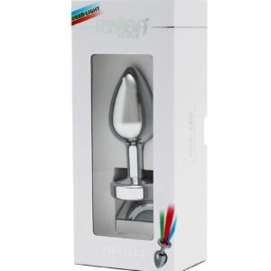 Pisa Butt Plug met LED Licht Zilver