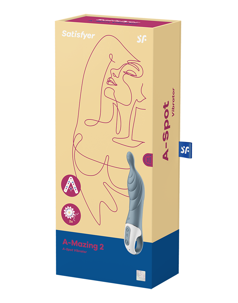 Satisfyer A-Mazing 2 A-Spot Vibrator Grijs - Afbeelding 2