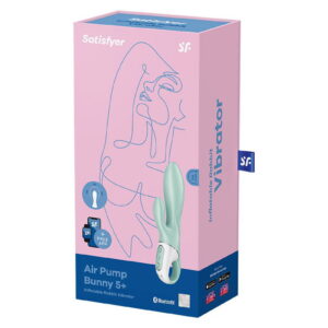 Satisfyer Air Pump Bunny 5 Opblaasbare Rabbit Vibrator Mint