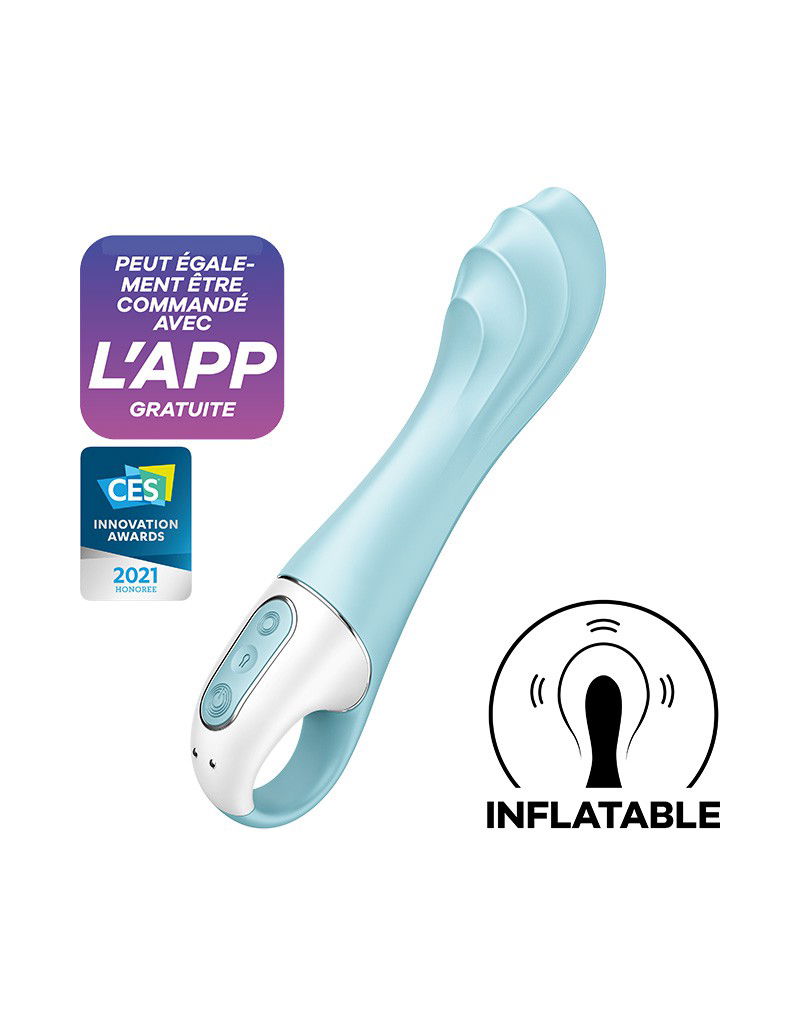 Satisfyer Air Pump Vibrator 5 G-Spot Vibrator Blauw - Afbeelding 10